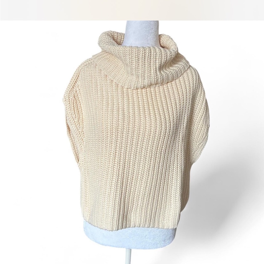 525 Cream Cowl Neck Sweater